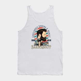 GENTLEMEN'S SHAVING & HAIRCUT Tank Top